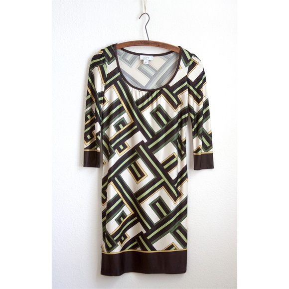 Loft 70s Pattern Dress - Picture 2 of 6